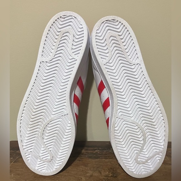 Adidas x Hattie Stewart Superstar White Red Shell Toe Leather - Picture 10 of 10